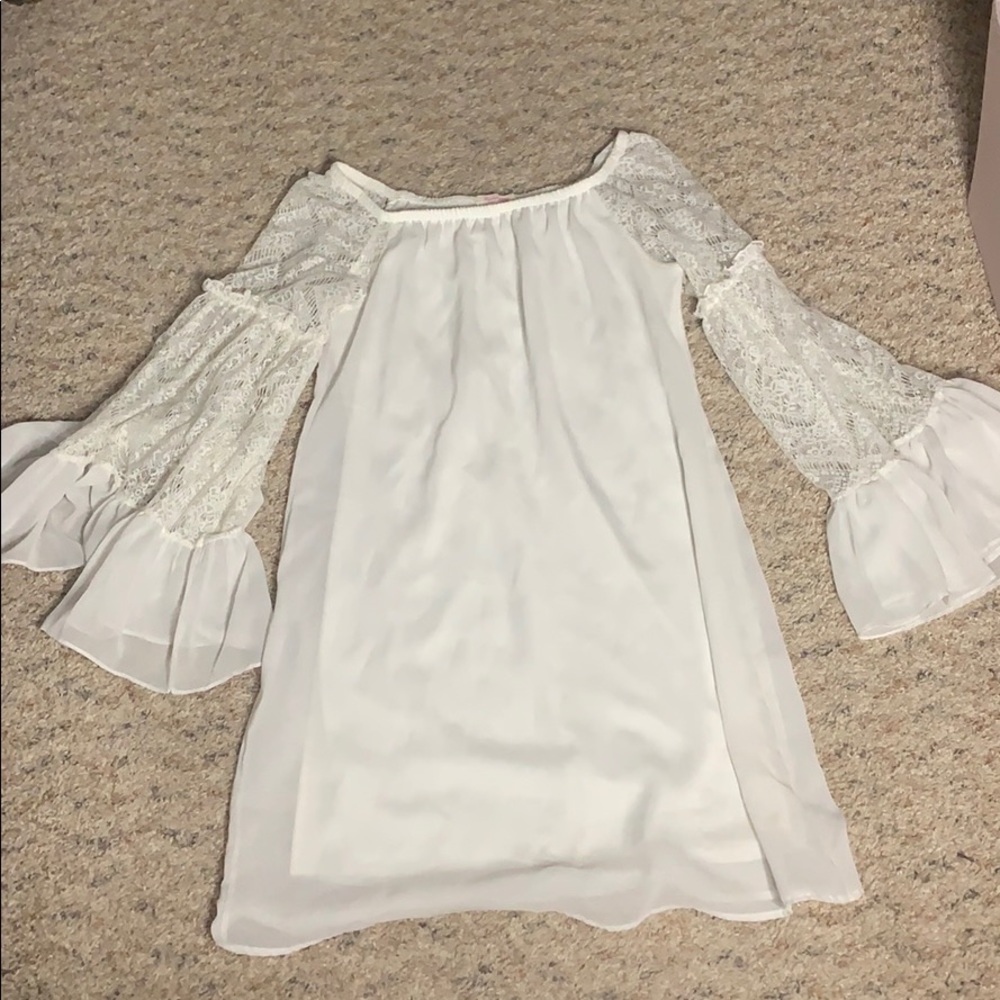 white dress